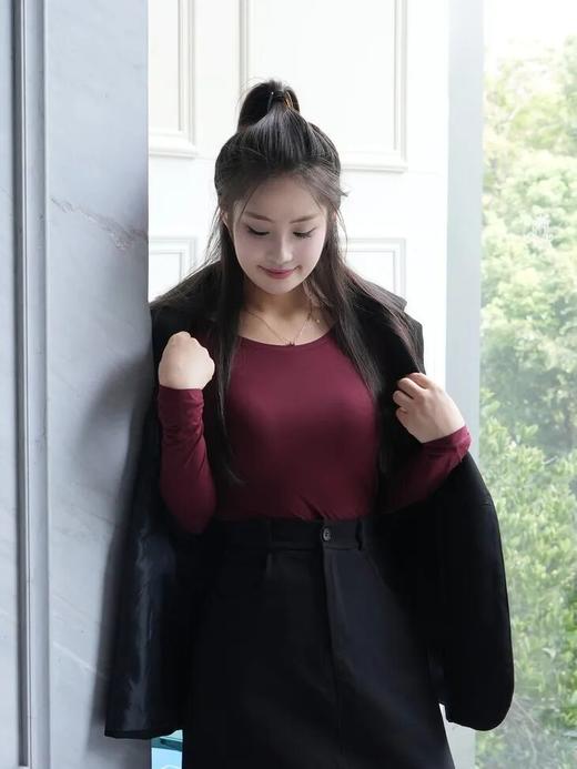 梅因斯·巧克力Bra保暖内衣套装 | 秋冬流行「巧克力色」，时髦！高级！自带Bra，更保暖 商品图6