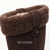 THESOONG"御寒毛绒靴"经典牛反绒内里羊毛保暖绒面高筒靴HWXZ8091 商品缩略图2