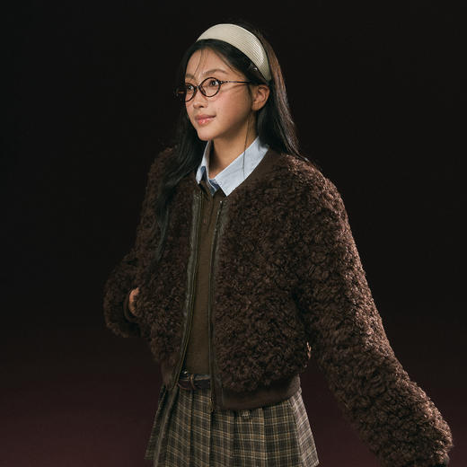 Ariseism 美式复古短外套女秋季新款外套 商品图3