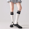潮流-街头条纹拼接小腿袜女袜袜子-纪念日百货门店同款167295285 商品缩略图2
