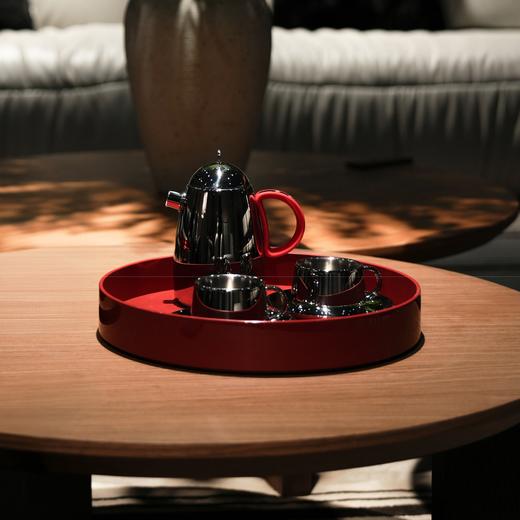 欧普漆器圆托盘 红色 RESONG日诵家居 商品图2