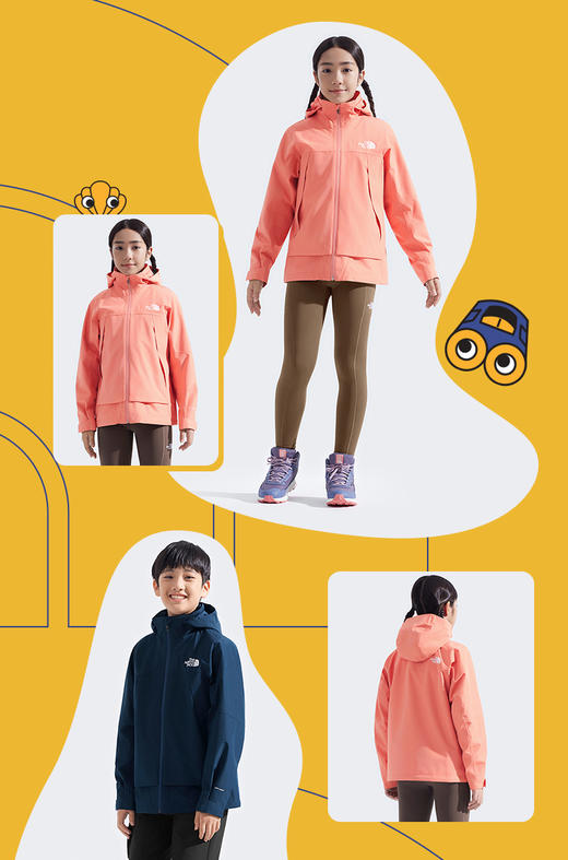 北面 25年秋冬  冲锋衣   8DXM 商品图6