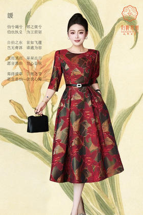 SZ3S93-提花连衣裙-《谖》