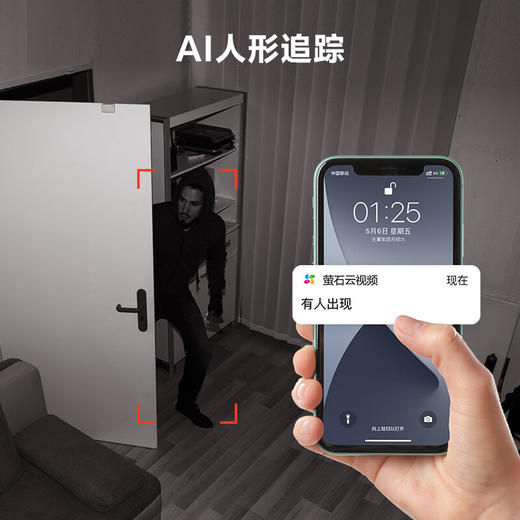 萤石室内云台网络摄像机 C6C 精灵球 商品图4