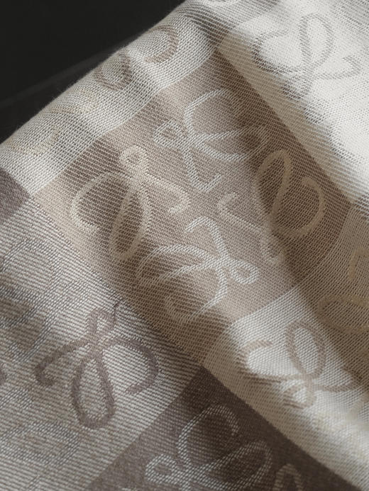 WJ03-罗意威 棋盘格简约舒适时尚流苏 绒线围巾 女款（QZ*MM） 商品图8