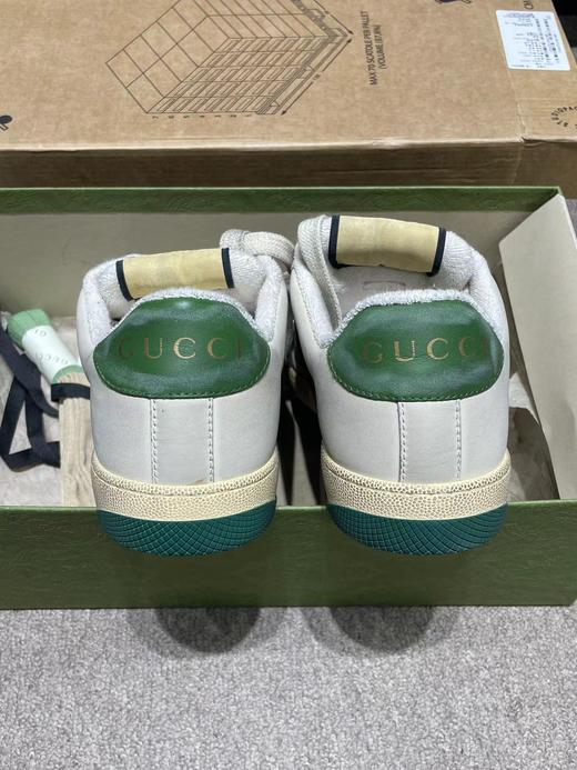 【超惠秒】GUCCI 古驰 Screener系列 男女通款 真皮运动休闲鞋/做旧款脏脏鞋12072 商品图7