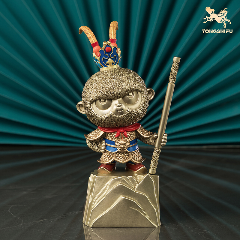 铜师傅《战无不胜》客厅桌面齐天大圣孙悟空铜摆件 节日礼物