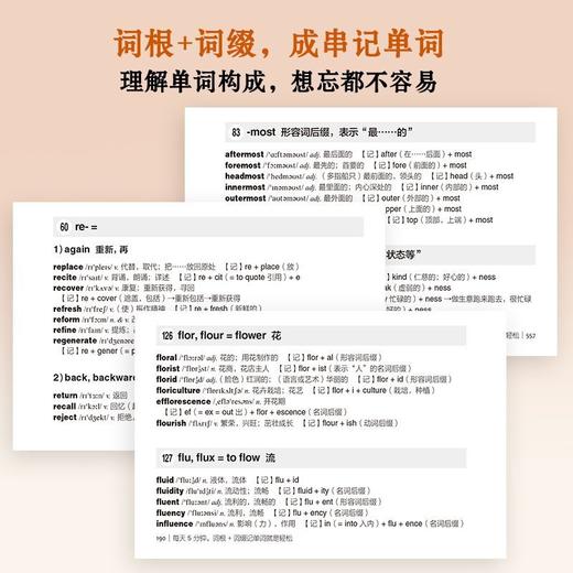 每天5分钟.词根+词缀记单词就是轻松 64K 升级音频版 商品图4