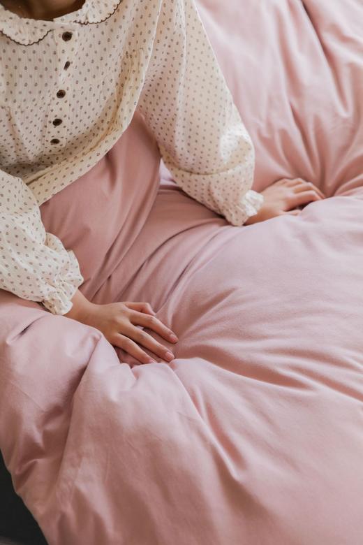 chao美配色！A类婴儿级全棉针织棉四件套裸睡亲肤柔软被套简约双拼三件套 商品图11