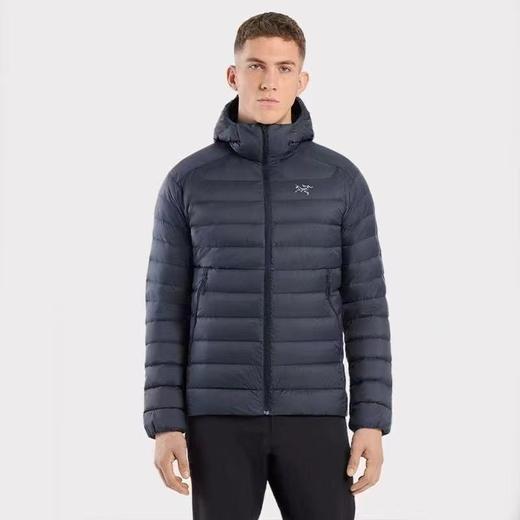 袅家90绒填充750蓬松度短款⁠轻‬薄连帽羽绒服 商品图0