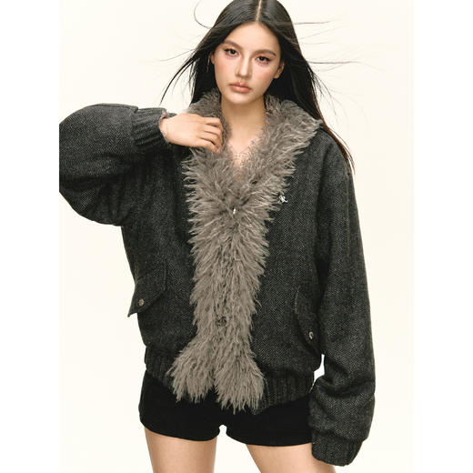 Ariseism 美式复古两面穿短外套女秋季新款外套 商品图1