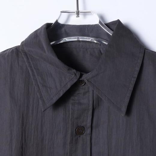 26Q8776SDSA男士秋冬新款痞帅男装韩版撞色拼接纽扣翻领长袖衬衫百搭时尚 商品图2