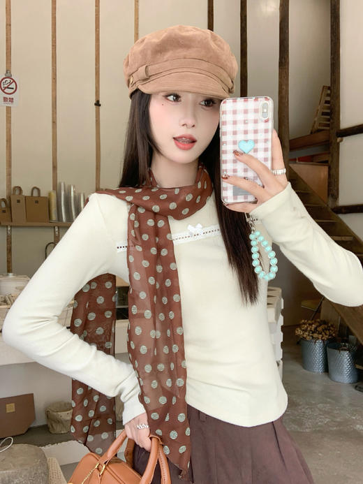 【110元任选2件】现货！浅绿色修身打底衫 商品图11