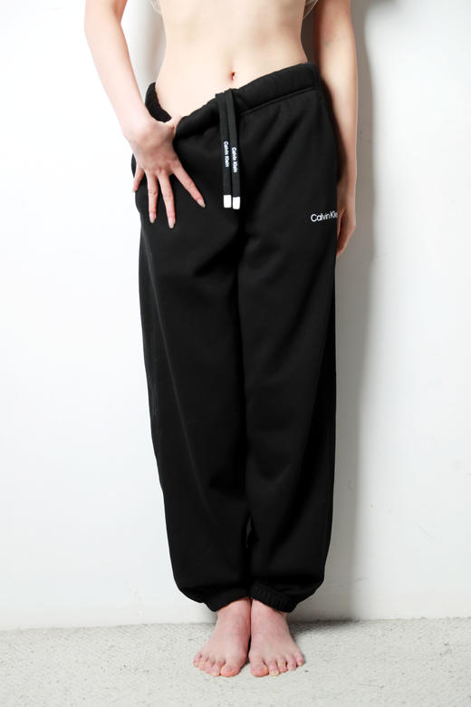 巨厚巨厚哇，加厚又加绒。字母印花松紧腰身收口小脚卫裤C102888 商品图8