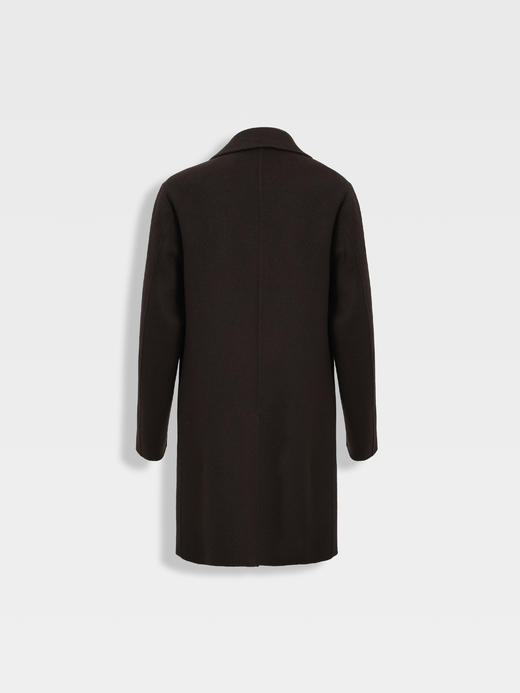 callisto咖色绵羊毛大衣 商品图1