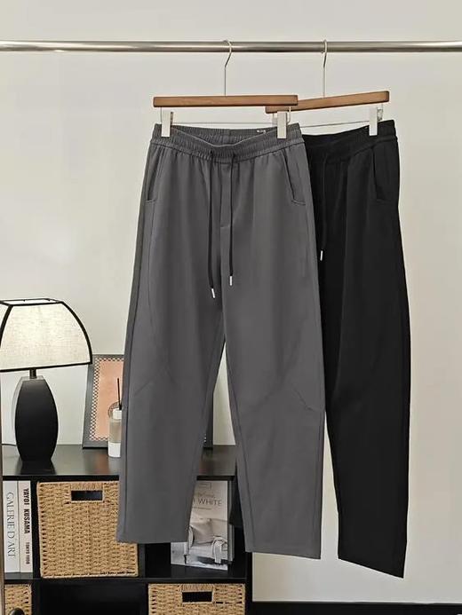 【内里加绒 触感细腻 单穿到10℃】耐尔男士薄绒抗皱长裤（敞口束口可选W4090/ W4091） 商品图2