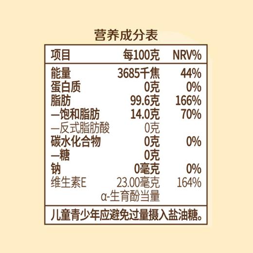 中粮初萃零反式脂肪酸玉米胚芽油4L 商品图4