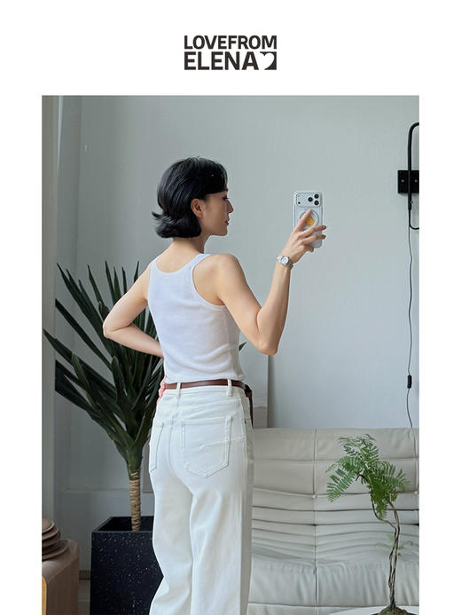 澳洲羊毛针织打底背心 商品图3