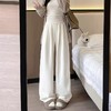 不起球不磨白 加绒奶芙山本裤女秋冬季2025新款高腰小个子宽松休闲裤加厚阔腿裤 商品缩略图3