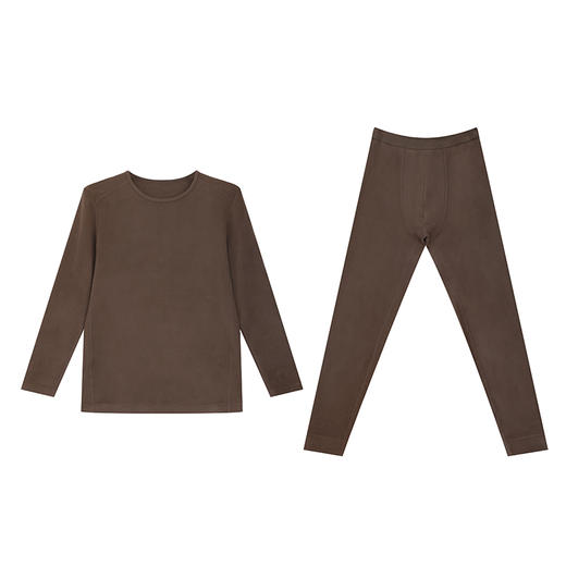 爱帝男士美利奴羊毛暖绒保暖内衣套装 商品图7