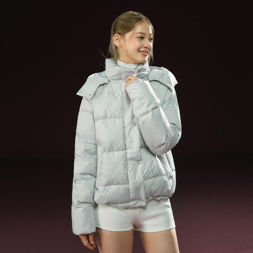 Ariseism 美式复古连帽羽绒服女冬季新款保暖外套 商品图1