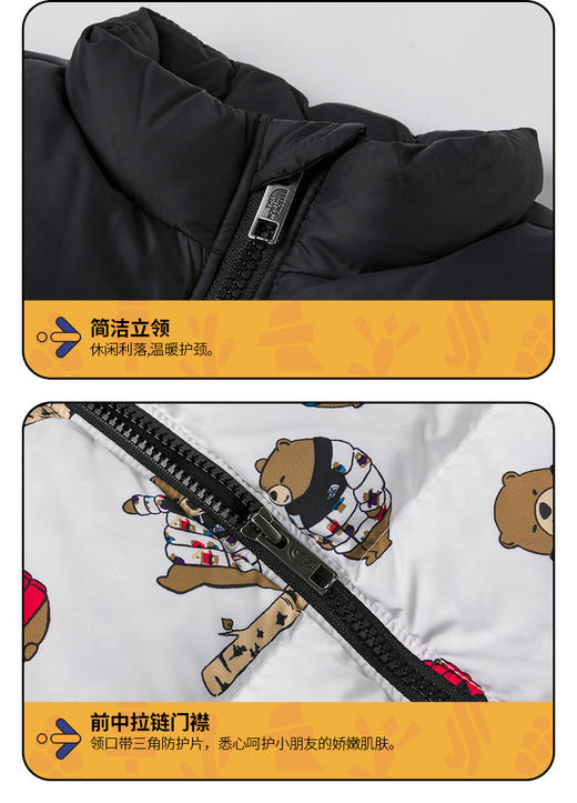 北面 25年秋冬  羽绒服  8E84 商品图3