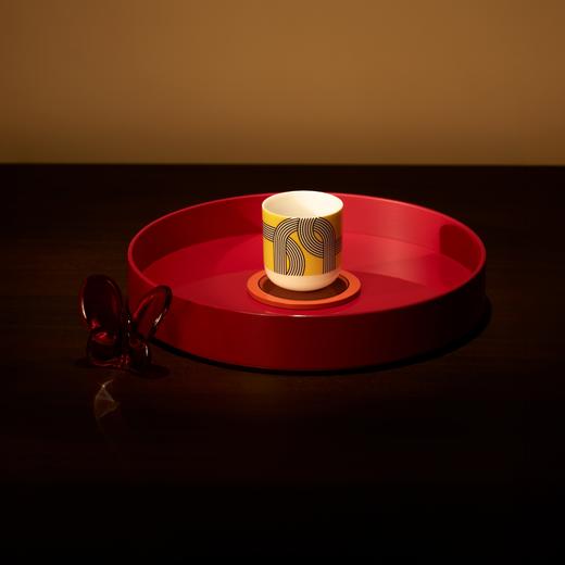 欧普漆器圆托盘 红色 RESONG日诵家居 商品图7