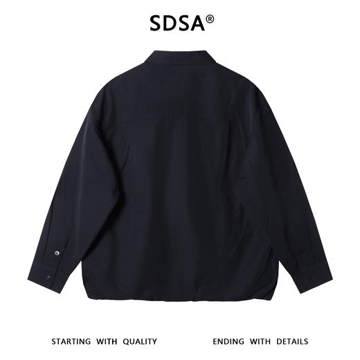 26Q8794SDSA男士秋冬新款痞帅男装韩版撞色翻领假两件衬衫外套百搭时尚 商品图5