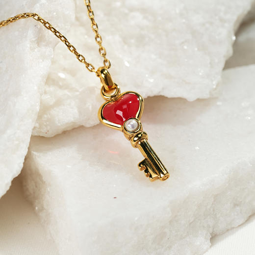 北京仓｜Goossens Paris-Talismans-金色 心之钥匙 项链［法国设计师］ 商品图1