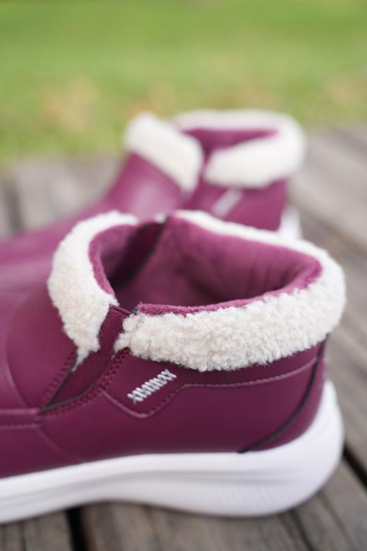 上新25款冬季加绒一脚蹬防风雪轻便皮鞋保暖鞋【4色可选】除东三省，南北方都适用25932012A 商品图9