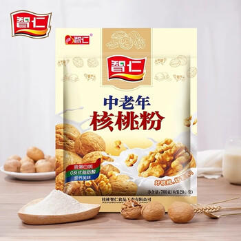 智仁中老年核桃粉独立小袋包装700g核桃味速溶即食冲饮五谷杂粮代餐粉 /水饮冲调 /冲饮谷物 /五谷粉粉 商品图6