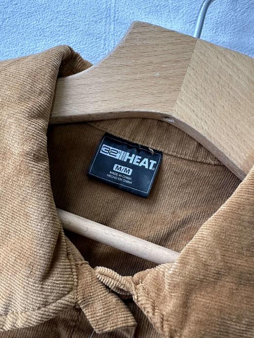 贝壳三 男士灯芯绒基础款柔软舒适上衣纯色翻领长袖衬衫C102816 商品图3