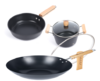 神田臻钛系列钛合金锅具3件套
（炒锅30cm/汤锅/煎锅）-S 商品缩略图0