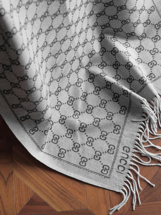WJ15-古驰 Logo时尚休闲简约 绒线围巾（QZ*MM） 商品图6