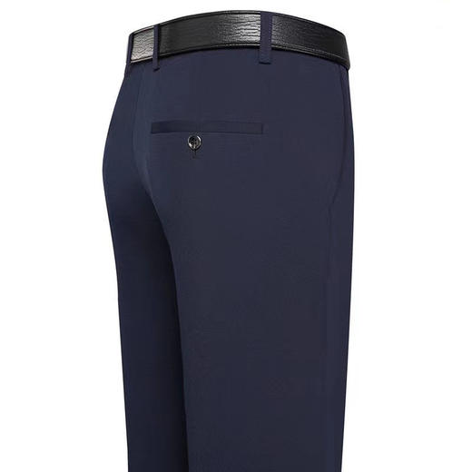 秋冬商务西裤中年男士休闲裤男裤加绒加厚中老年宽松直筒长裤子男 商品图3