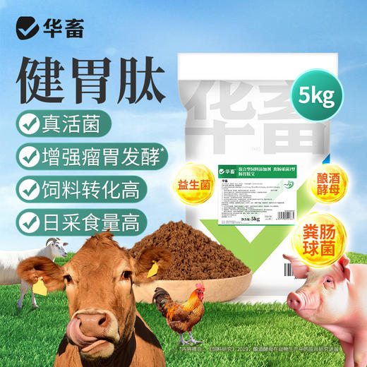 华畜健胃肽兽用牛羊真活菌增强瘤胃发酵提高采食量促生长补营养 商品图0
