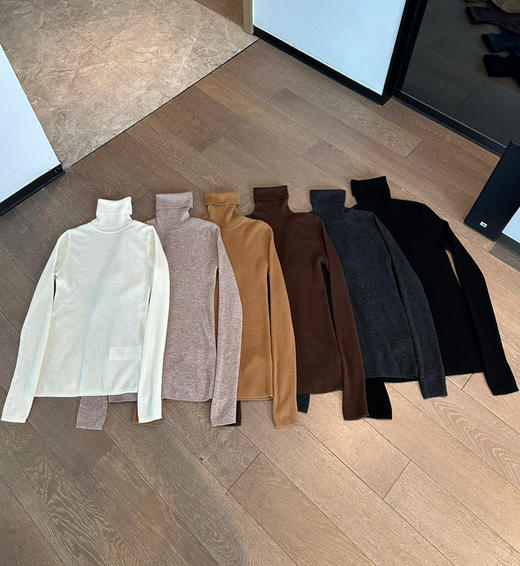 德国扬子羊毛纱线高领毛衣可机洗不易起球102801 商品图3