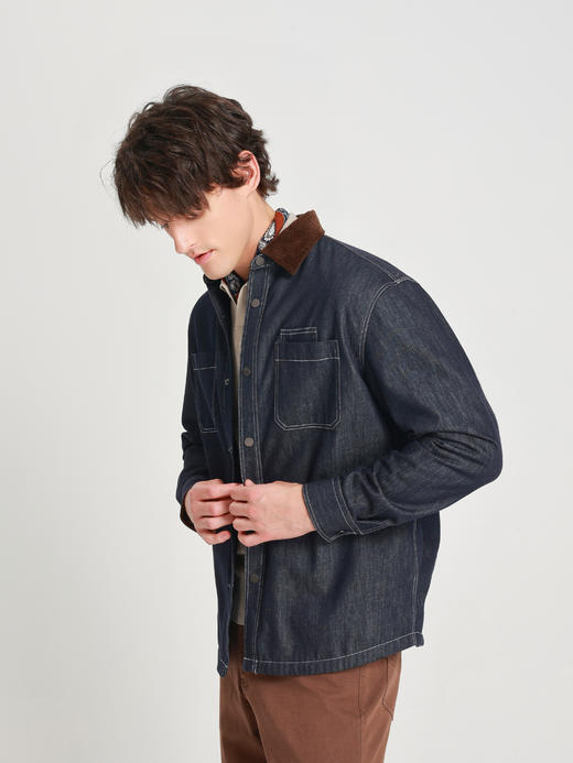 callisto单宁巴恩风轻工装外套 商品图3