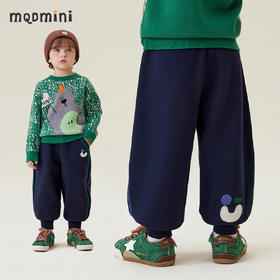 【加绒】【90-140】【MQDmini】男女童冬款保暖卫裤