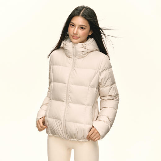 Ariseism 美式复古连帽羽绒服女冬季新款保暖外套 商品图1