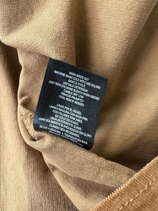 贝壳三 男士灯芯绒基础款柔软舒适上衣纯色翻领长袖衬衫C102816 商品图14