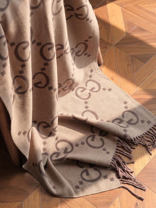 WJ20-古驰 新《大G羊绒围巾》（QZ*MM） 商品图6