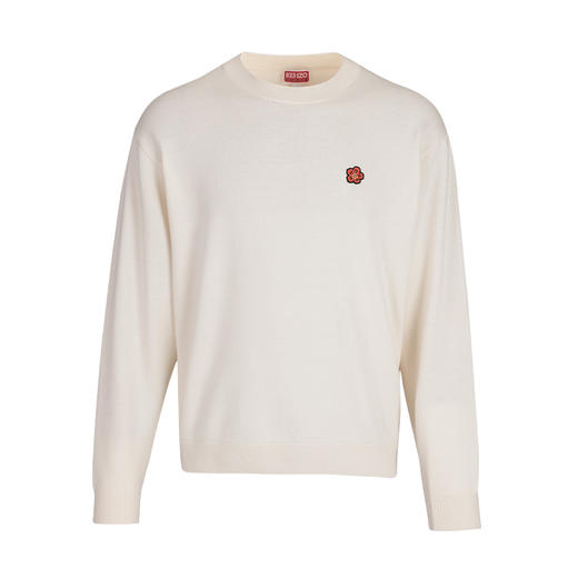 【超惠秒】KENZO 高田贤三 男士全羊毛海棠花logo针织衫毛衣11126 商品图0