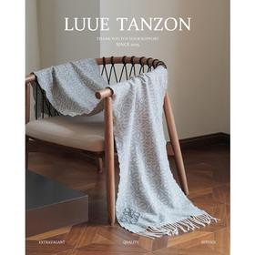 WJ02-罗意威 羊毛 绒线围巾 男女同款情侣款 灰色（QZ*MM）