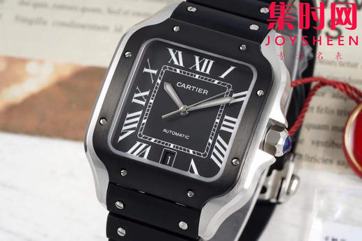AF卡地亚桑托斯 山度士系列 山度士大号男款 间黑武士
机芯：搭载进口9015 商品图1
