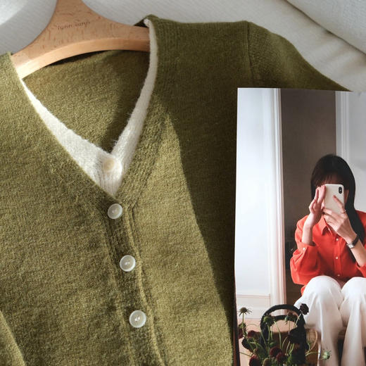 假两件撞色针织衫｜显白显气质，单穿已是时髦！手感奶fufu 商品图6