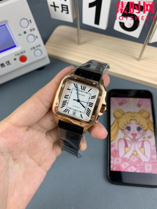 AF卡地亚桑托斯 山度士系列 山度士大号男款
机芯：搭载进口9015 商品图1