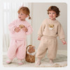【泰迪熊IP联名】迷你巴拉儿童家居服套装宝宝双面绒睡衣秋冬款 商品缩略图2