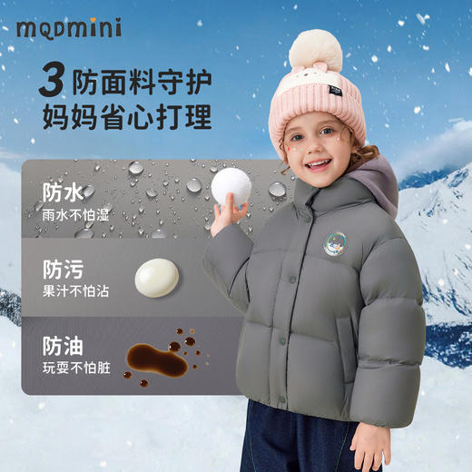 【90-140】【MQDmini】男女童冬款立领保暖羽绒服 商品图5