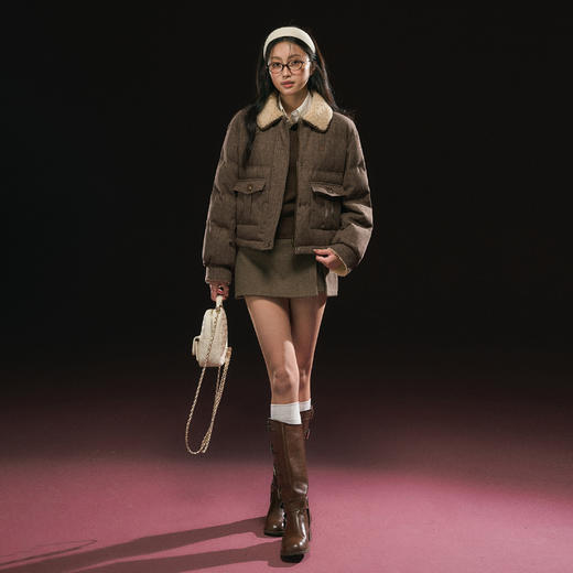 Ariseism 美式复古羽绒服女冬季新款保暖外套 商品图3